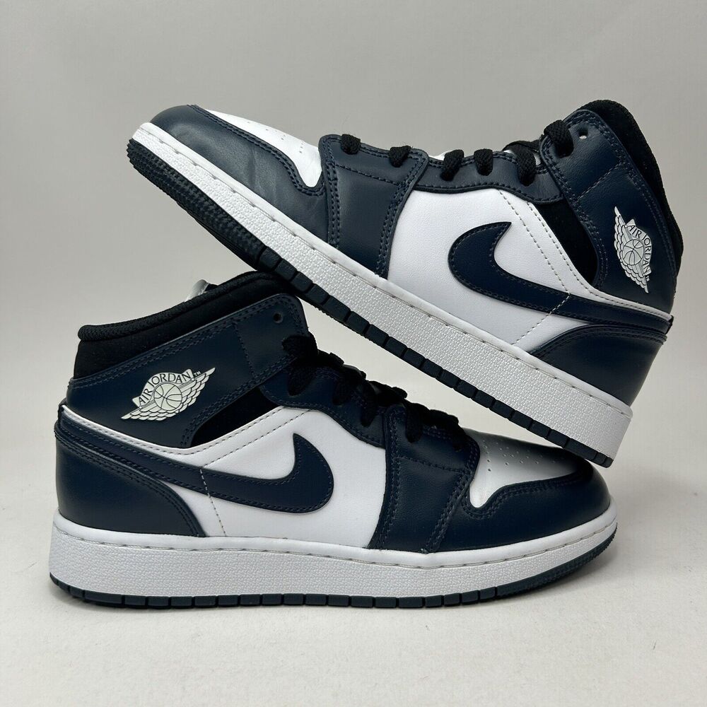 Nike Shoes Air Jordan 1 Mid Retro GS “Armory Navy” 2023 - Picture 1 of 8